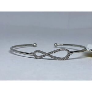Charter Club Pavé Infinity Cuff Bracelet MSRP $29.50 CP487